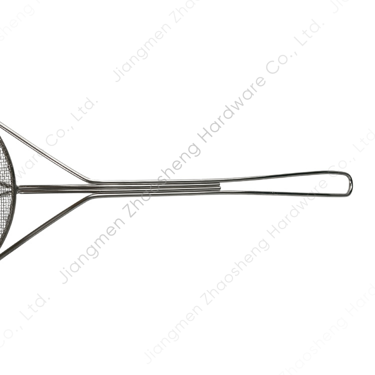 Zhaosheng Hardware - Pala de virutas de chicharrones de acero inoxidable, cuchara de filtro de alimentos, cuchara de malla, espumadera para freír