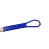 Zhaosheng Hardware - Cesta para freidora de acero inoxidable con mango recubierto de azul