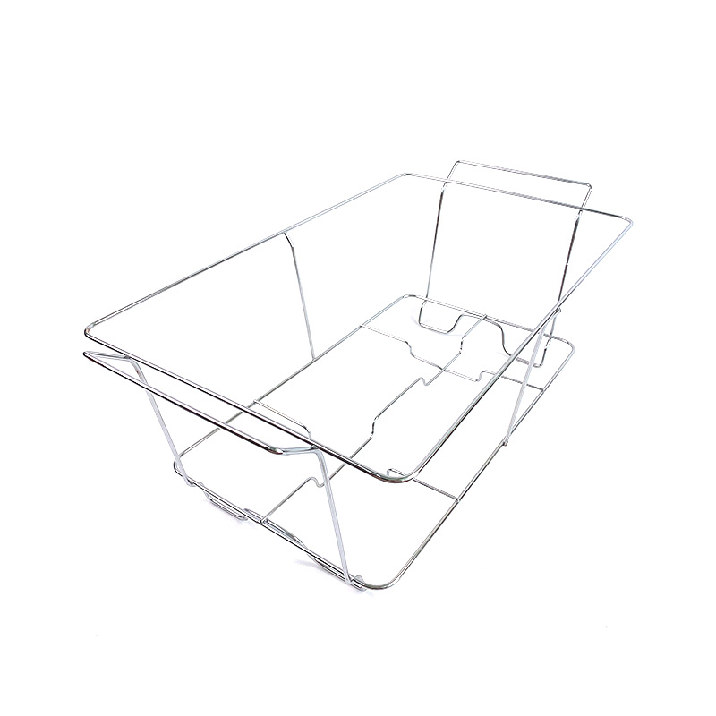 Zhaosheng Hardware - Bandeja de papel de vapor de tamaño completo, bandeja de agua, rejilla para frotar, buffet, fiesta, servir comida, soporte para platos para frotar