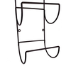 Zhaosheng Hardware - Soporte de exhibición para almacenamiento de vino, decoración de pared, estante de almacenamiento de cocina, estante para vino montado en la pared