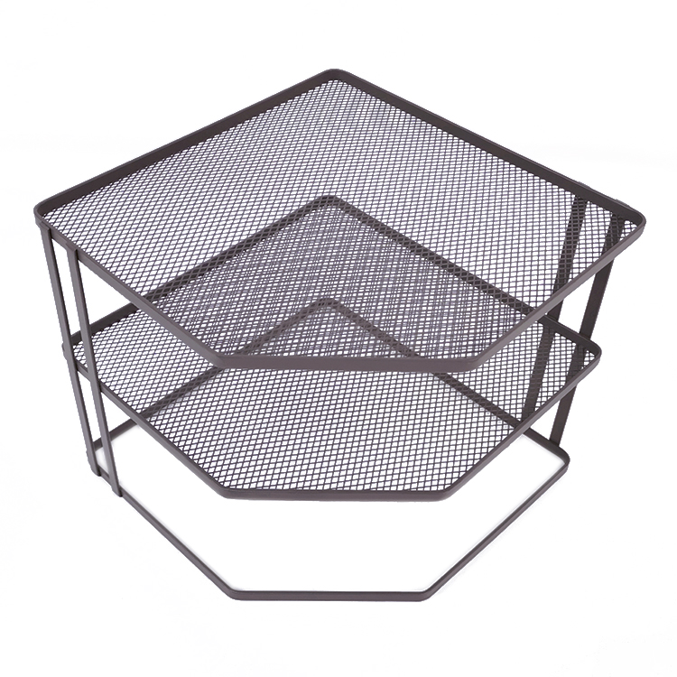Zhaosheng Hardware - Estante para platos de esquina de cocina, organizador de despensa, estante para platos de esquina