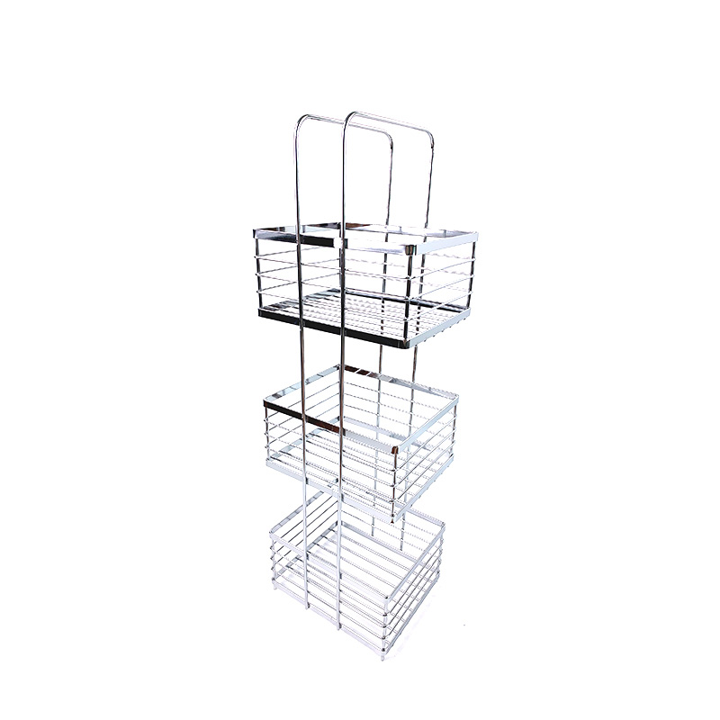Zhaosheng - Fabricante de productos de alambre Carrito de ducha con estante de baño de 3 niveles