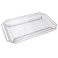 Zhaosheng Hardware - Freidora de aire Pieza del horno Cesta crujiente Malla de alambre Bandeja para asar Bandeja para freír de aire de acero inoxidable