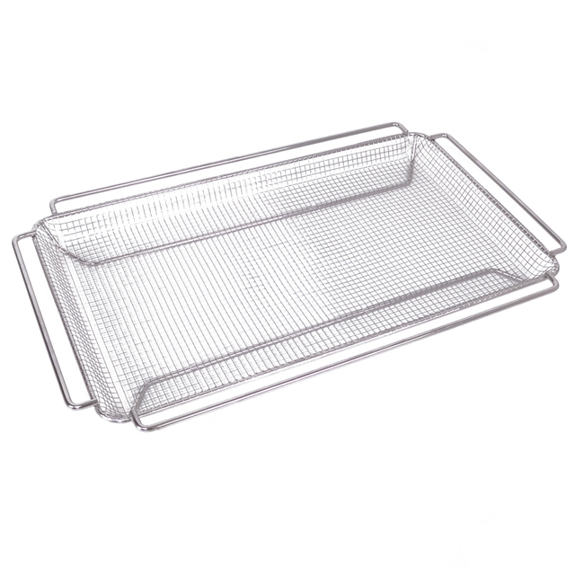 Zhaosheng Hardware - Freidora de aire Pieza del horno Cesta crujiente Malla de alambre Bandeja para asar Bandeja para freír de aire de acero inoxidable