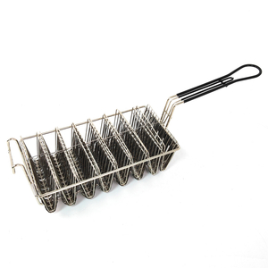 Zhaosheng Hardware - Cesta para freidora de tacos con 8 conchas