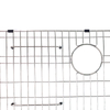Zhaosheng Hardware - Rejilla inferior para fregadero de cocina, rejilla para fregadero de acero inoxidable