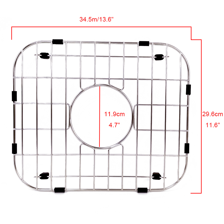 Zhaosheng Hardware - Protector de fregadero de rejilla inferior de un solo tazón de cocina de acero inoxidable