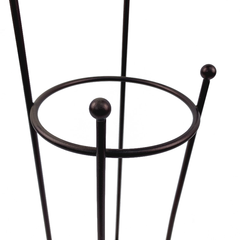 Zhaosheng - Soporte para papel higiénico, estante de metal, soporte para rollo de papel higiénico, dispensador de papel higiénico