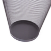 Zhaosheng Hardware - Cesta de papel de oficina Contenedores de basura de malla metálica redonda Contenedor de basura Botes de basura Cesta de basura de malla