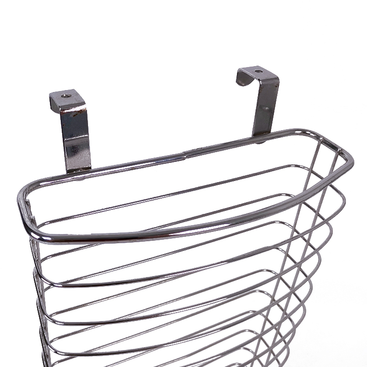 Zhaosheng Hardware - Sobre el gabinete Bolsa de comestibles Soporte de almacenamiento Bolsas de basura Ahorro Alambre de metal Organizador de bolsas de plástico