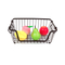 Zhaosheng Hardware - Cesta de despensa de metal apilable para baño, cocina, alimentos, frutas, cesta de almacenamiento de alambre