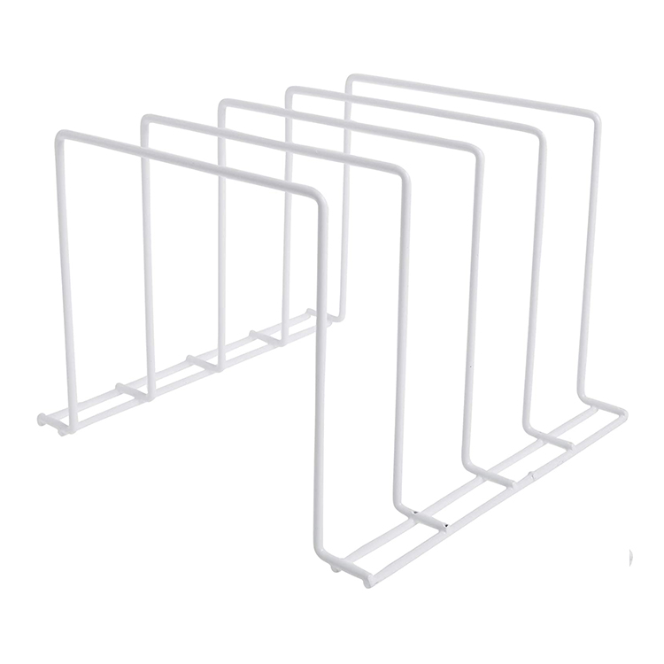 Zhaosheng Hardware - Organizador de utensilios de cocina de mesa con soporte para tabla de cortar y tapa de sartenes