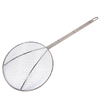 Zhaosheng Hardware - Skimmer de alambre redondo de 9 pulgadas, cuchara para freidora de cocina, skimmer de malla mediana niquelado para cocinar y freír