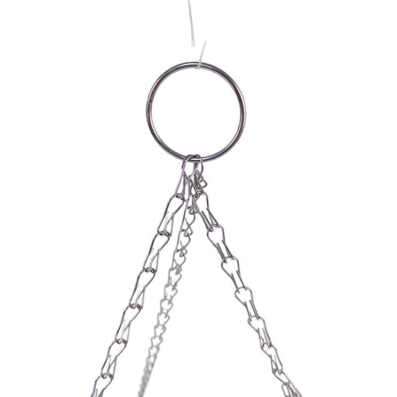 Zhaosheng Hardware - Cestas colgantes de flores de 14 pulgadas, colgador de macetas, decoración de jardín, maceteros colgantes de alambre con revestimiento de coco