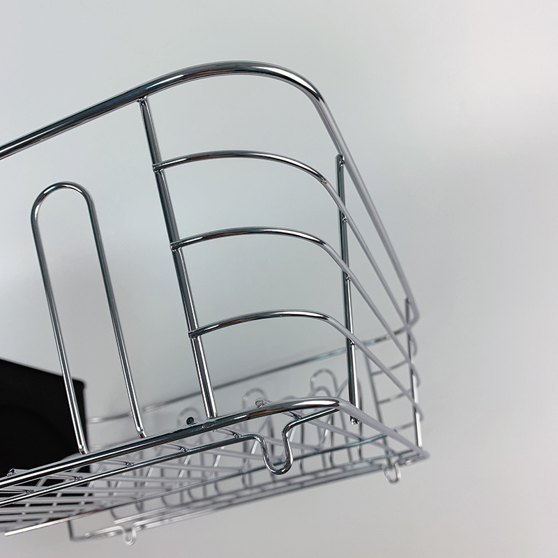 Zhaosheng Hardware - Rejilla para secar platos con escurridor extraíble para almacenamiento en la cocina