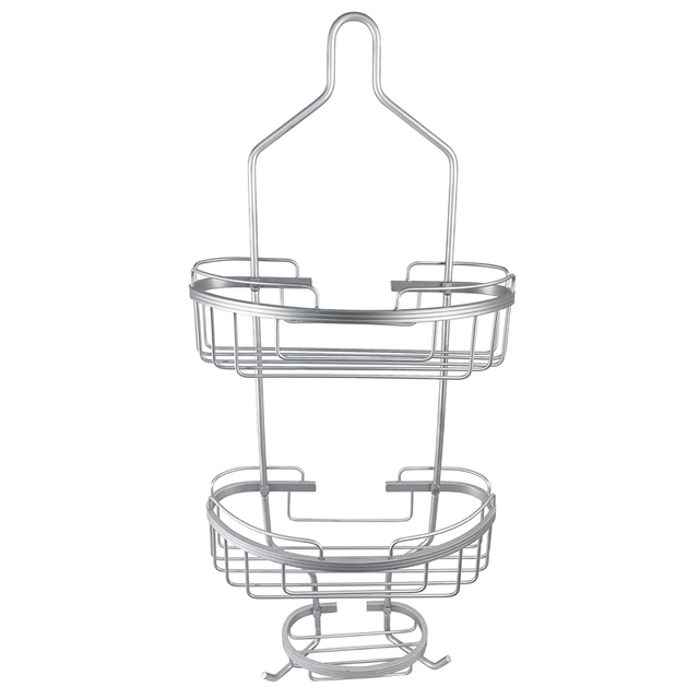 Zhaosheng - Estante de baño Colgante de Aluminio de Tres Niveles Estante de Almacenamiento para baño Organizador de Ducha Caddy