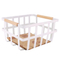 Zhaosheng Hardware - Cesta de alambre de metal, organizador de cocina para el hogar, despensa, cesta de almacenamiento de alimentos con mango de madera
