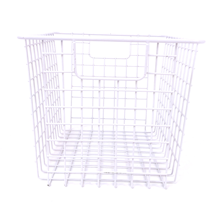 Zhaosheng Hardware - Cesta de almacenamiento de metal, gabinete de baño, cesta de alambre para lavandería, organizador de almacenamiento para el hogar, contenedor de almacenamiento de alimentos