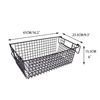 Zhaosheng Hardware - Cesta de almacenamiento apilable de metal, cesta de cocina, cesta de alambre, hierro, cesta de frutas y verduras