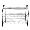 Zhaosheng Hardware - Estante de metal para zapatos, organizador ajustable para zapatos para el gabinete de entrada del hogar