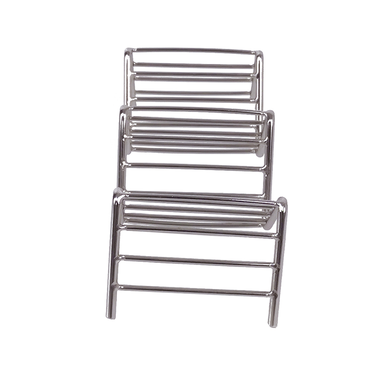 Zhaosheng Hardware - Bandeja para servir tacos de alambre de metal, soporte para tacos, soportes apilables para tacos de acero inoxidable
