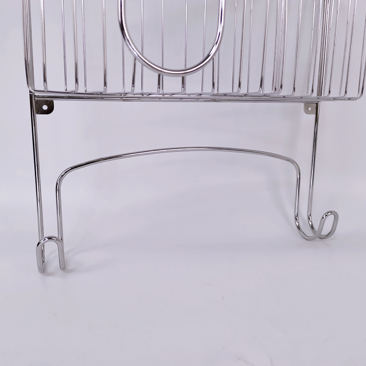 Zhaosheng Hardware - Soporte para tabla de planchar de hierro para montaje en pared, organizador de alambre de metal cromado para tabla de planchar