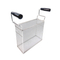 Zhaosheng Hardware - Cesta de inserción de pasta de acero inoxidable con doble asa, cesta rectangular para cocina de pasta eléctrica comercial