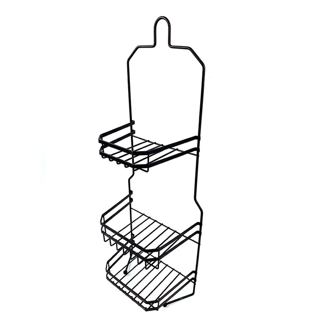 Zhaosheng - Estante para inodoro, carrito para ducha, metal, sin perforación, estante de almacenamiento para baño