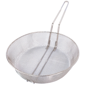 Zhaosheng Hardward - Cesta de malla para freidora de 12 pulgadas, cesta de filtro para freidora de acero inoxidable