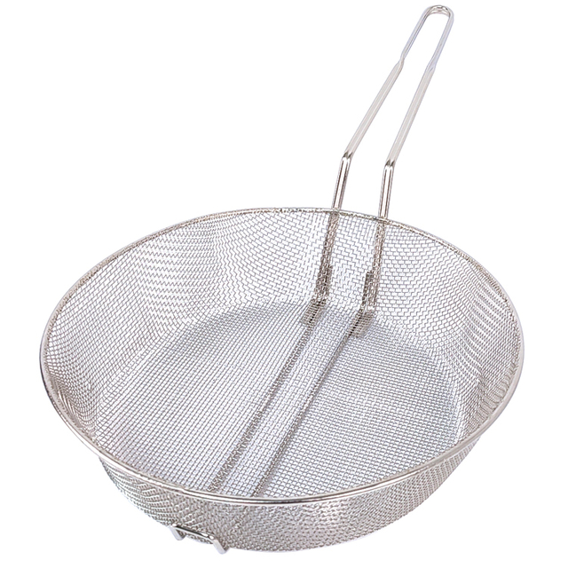 Zhaosheng Hardward - Cesta de malla para freidora de 12 pulgadas, cesta de filtro para freidora de acero inoxidable