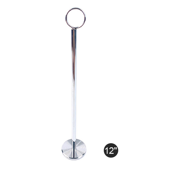 Zhaosheng Hardware - Titular de la tarjeta del lugar Accesorios de boda de metal Decoración Titular de la tarjeta del asiento de la boda Titular del número de la mesa