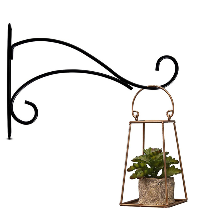 Zhaosheng Hardware - Soporte de pared para plantas, gancho de metal para colgar cestas, linternas, campanillas de viento