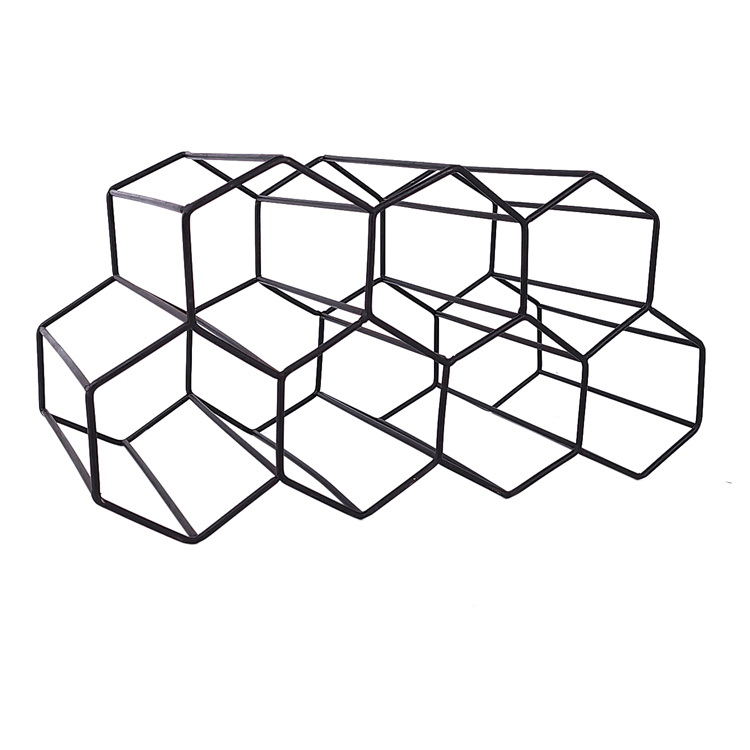 Zhaosheng Hardware - Estante de alambre para vino, soporte para botellas de vino, estante de metal para vino