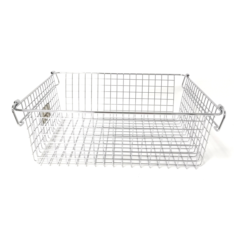 Zhaosheng Hardware - Cesta apilable de acero inoxidable, organizador de almacenamiento, armario de cocina, despensa, cesta de almacenamiento