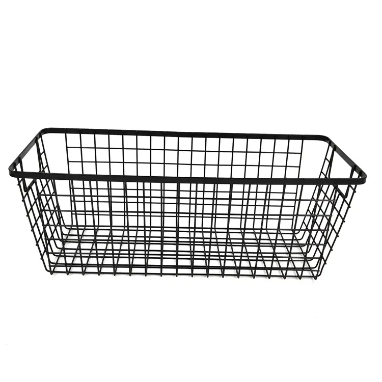 Zhaosheng Hardware - Cesta de almacenamiento para despensa, gabinete, cestas de cocina, organizador de alambre de metal