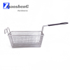 Cesta para freír de 9 galones, cesta para freidora de patatas fritas de acero inoxidable con mango plegable