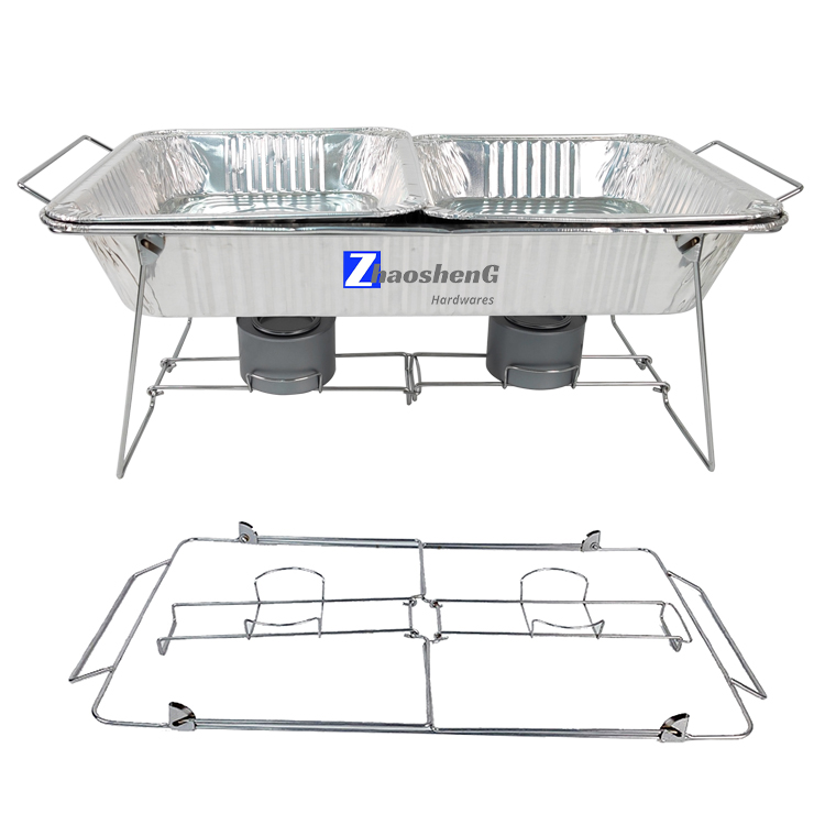 Hardware Zhaosheng - Cromo Buffet Buffet Alimentador Sirviendo plato de plato Ratch de alambre de alambre