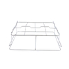 Zhaosheng Hardware - Bandeja de papel de vapor de tamaño completo, bandeja de agua, rejilla para frotar, buffet, fiesta, servir comida, soporte para platos para frotar
