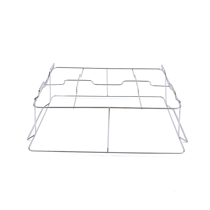 Zhaosheng Hardware - Bandeja de papel de vapor de tamaño completo, bandeja de agua, rejilla para frotar, buffet, fiesta, servir comida, soporte para platos para frotar