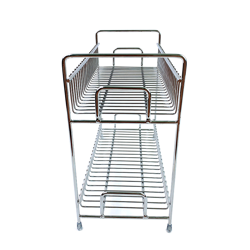 Zhaosheng Hardware - Estante de especias organizador de condimentos de 2 niveles para organizador de gabinete de encimera de cocina