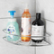 Zhaosheng - Organizador de baño, estante de almacenamiento, sin perforación, estante de ducha, adhesivo, montaje en pared, estante de pared de esquina