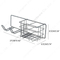Zhaosheng - Fabricante Carrito de ducha de malla duradero Estante de baño resistente sin perforación