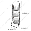 Zhaosheng Hardware - Cesta de alambre de 3 niveles para frutas y verduras, estante de almacenamiento de cocina de múltiples capas de metal