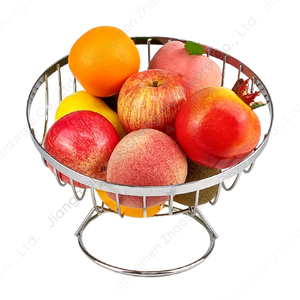 Zhaosheng Hardware - Cocina Hierro Alimentos Y Verduras Soporte De Exhibición Alambre Cestas De Pan Estante Decorativo Fruteros De Metal