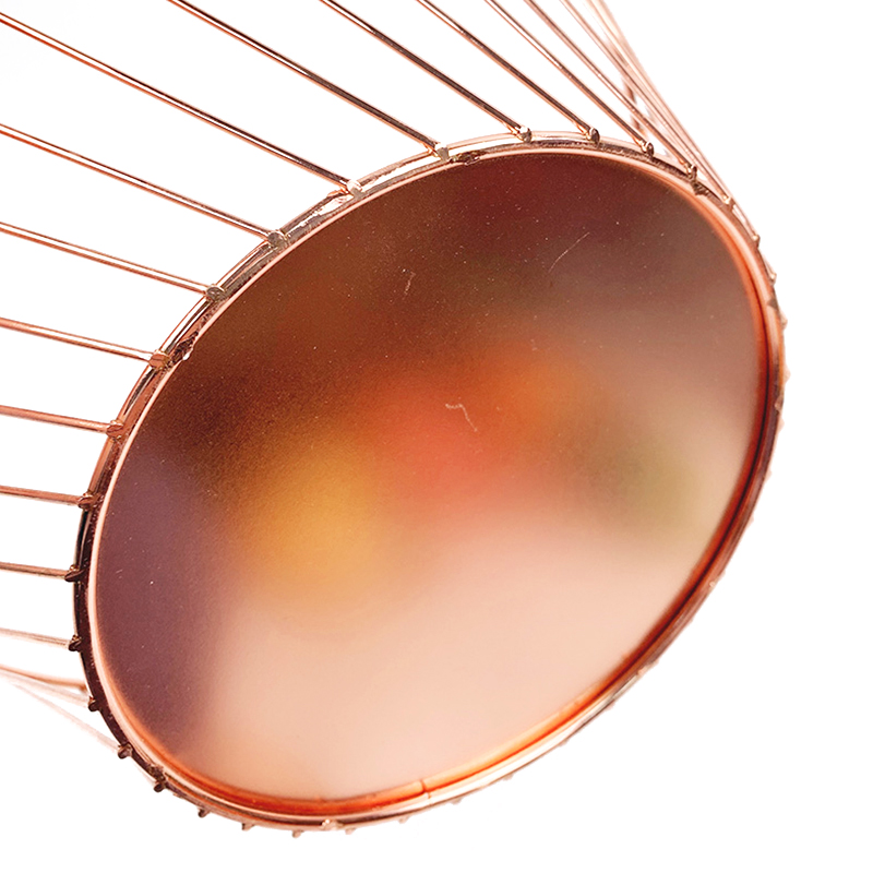 Zhaosheng Hardware - Organizador moderno de cesta de frutas para encimera, soporte de fruta de alambre redondo, cesta de almacenamiento, cesta de frutas