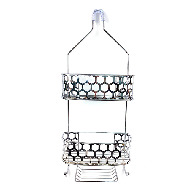 Zhaosheng Hardware - Estante de ducha colgante para baño, montado en la pared, sin taladros