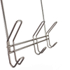 Zhaosheng Hardware - Ganchos para colgar sobre la puerta, estante para colgar llaves de baño, perchas de puerta de metal, gancho para ropa y toallas