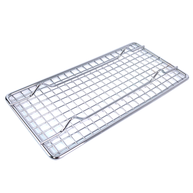 Zhaosheng Hardware - Rejilla de alambre cruzado para enfriar rejilla para hornear con patas para bandeja de mesa de vapor