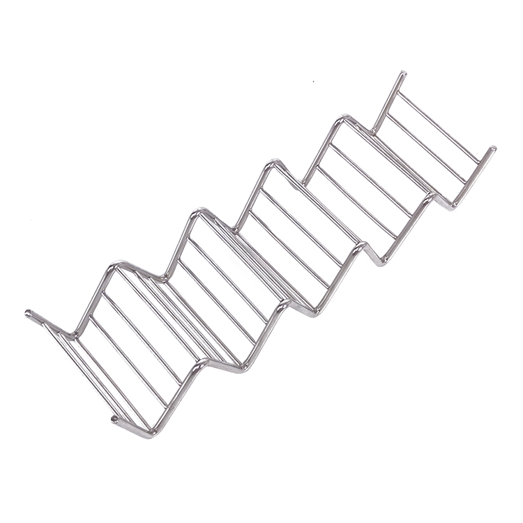 Zhaosheng Hardware - Soporte para tacos de acero inoxidableBandeja para hornear tacos para perros calientes