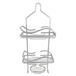 Zhaosheng - Estante de almacenamiento para baño, carrito de ducha colgante de aluminio inoxidable